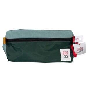 Topo Designs Dopp Kit Sage Green Nylon Travel Toiletry Accessory Bag Vacation